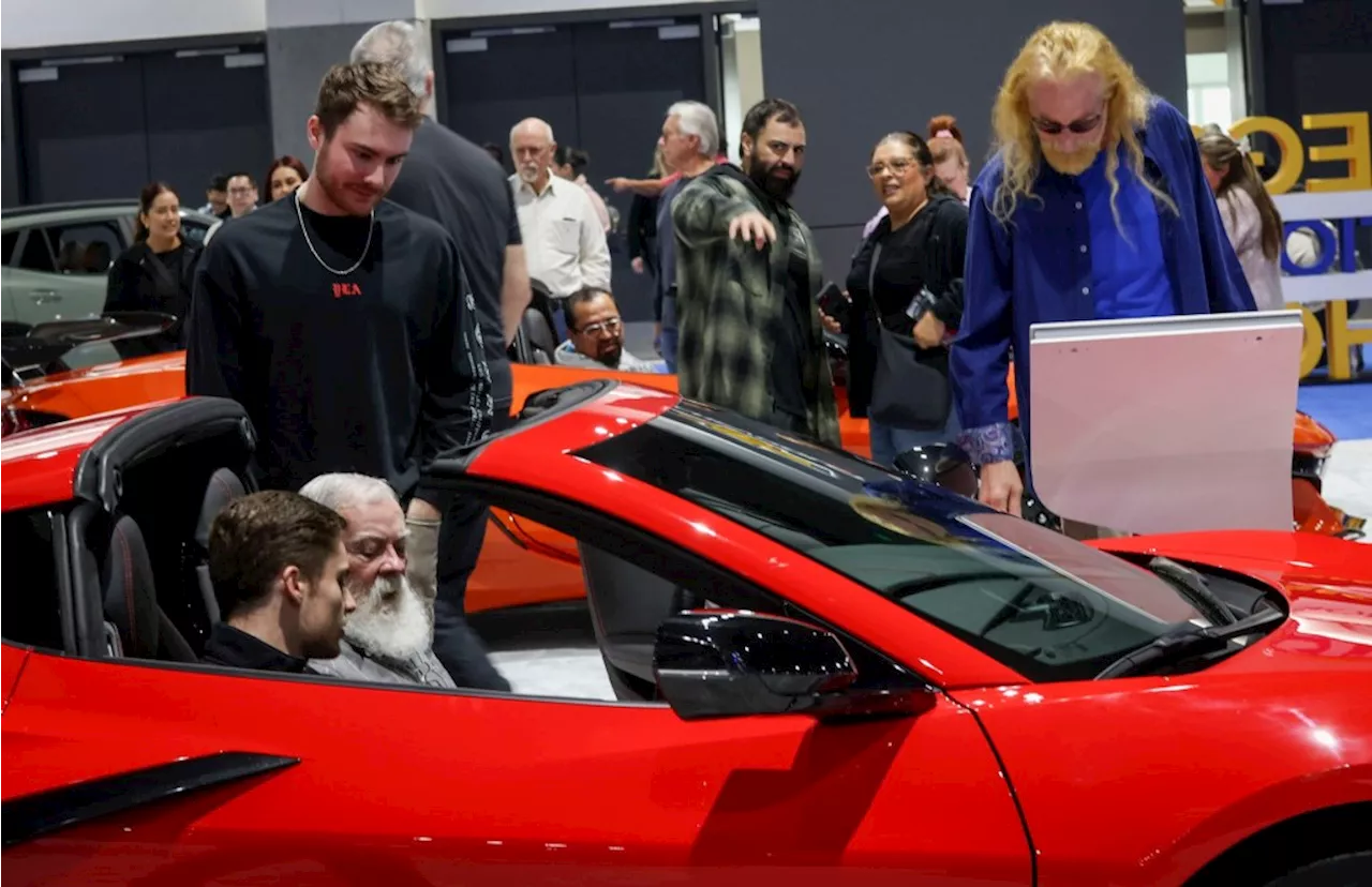 San Diego Auto Show Highlights Electric Vehicles, Indoor Test Track