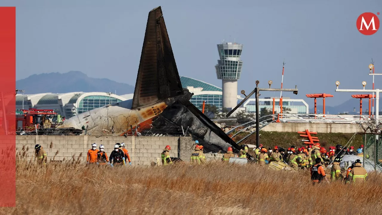 Avión de Jeju Air se estrella en Corea del Sur, dejando 179 muertos