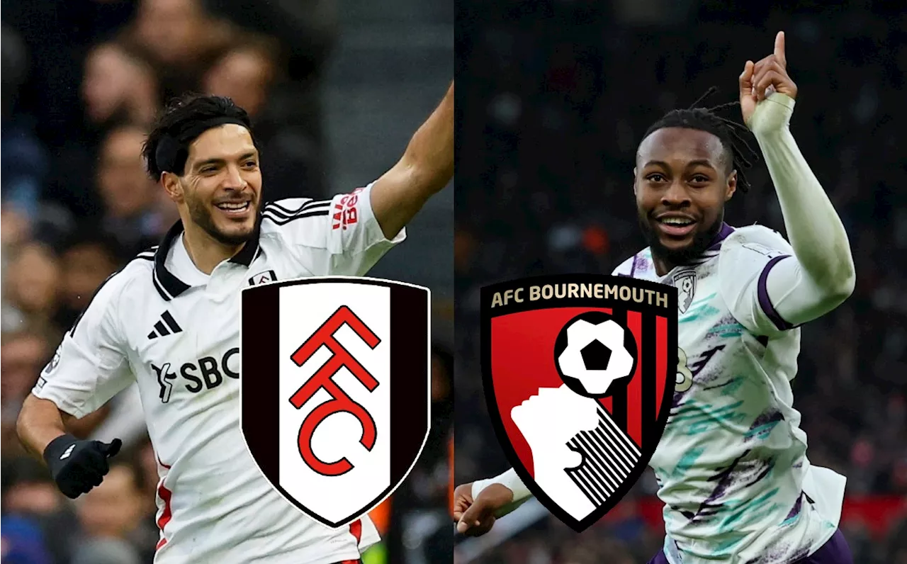 Raúl Jiménez regresa con el Fulham ante el Bournemouth