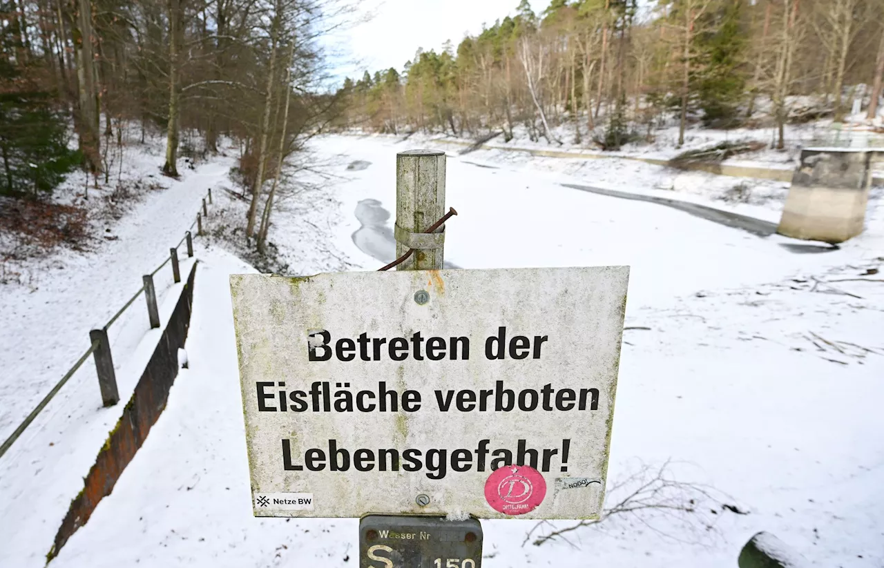 Polizei Warnt vor Eislaufen - München Gefahr Zone