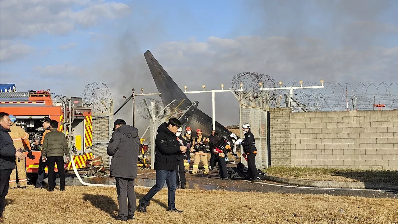 Jeju Air Plane Crashes at South Korea Airport, Killing at Least 47