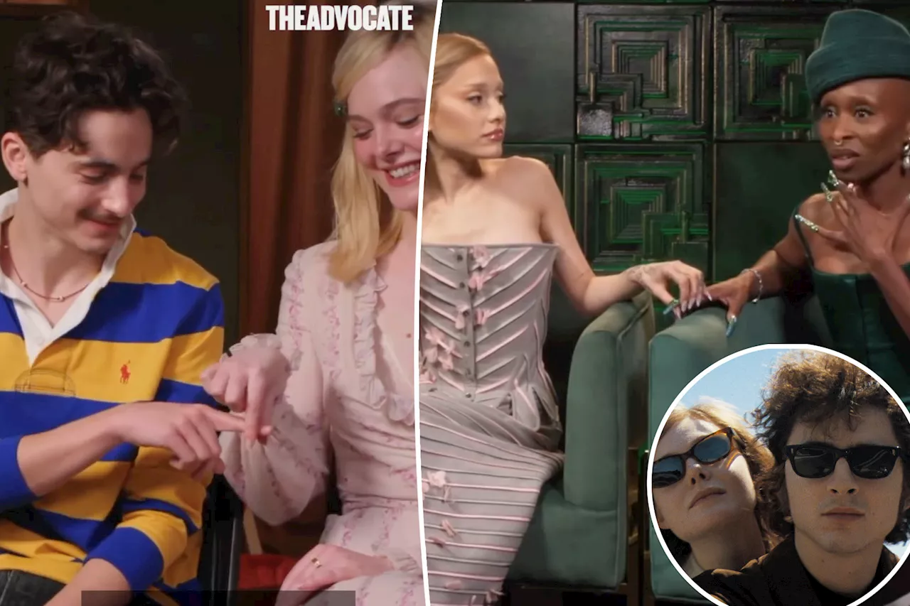 Chalamet Recreates Viral Fanning-Grande Moment During Interview