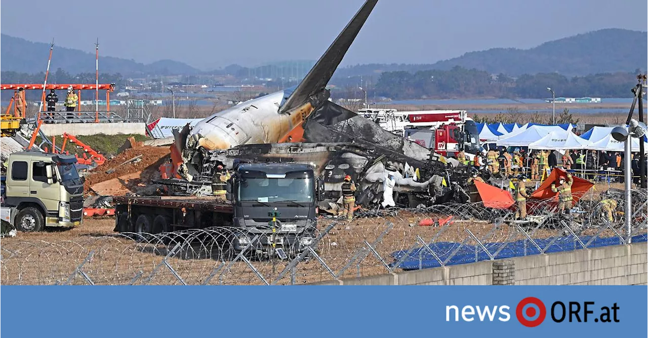 Passagierflugzeug kracht in Südkorea