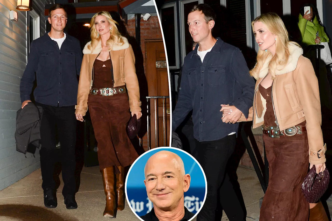 Ivanka Trump and Jared Kushner Attend Jeff Bezos' Holiday Party