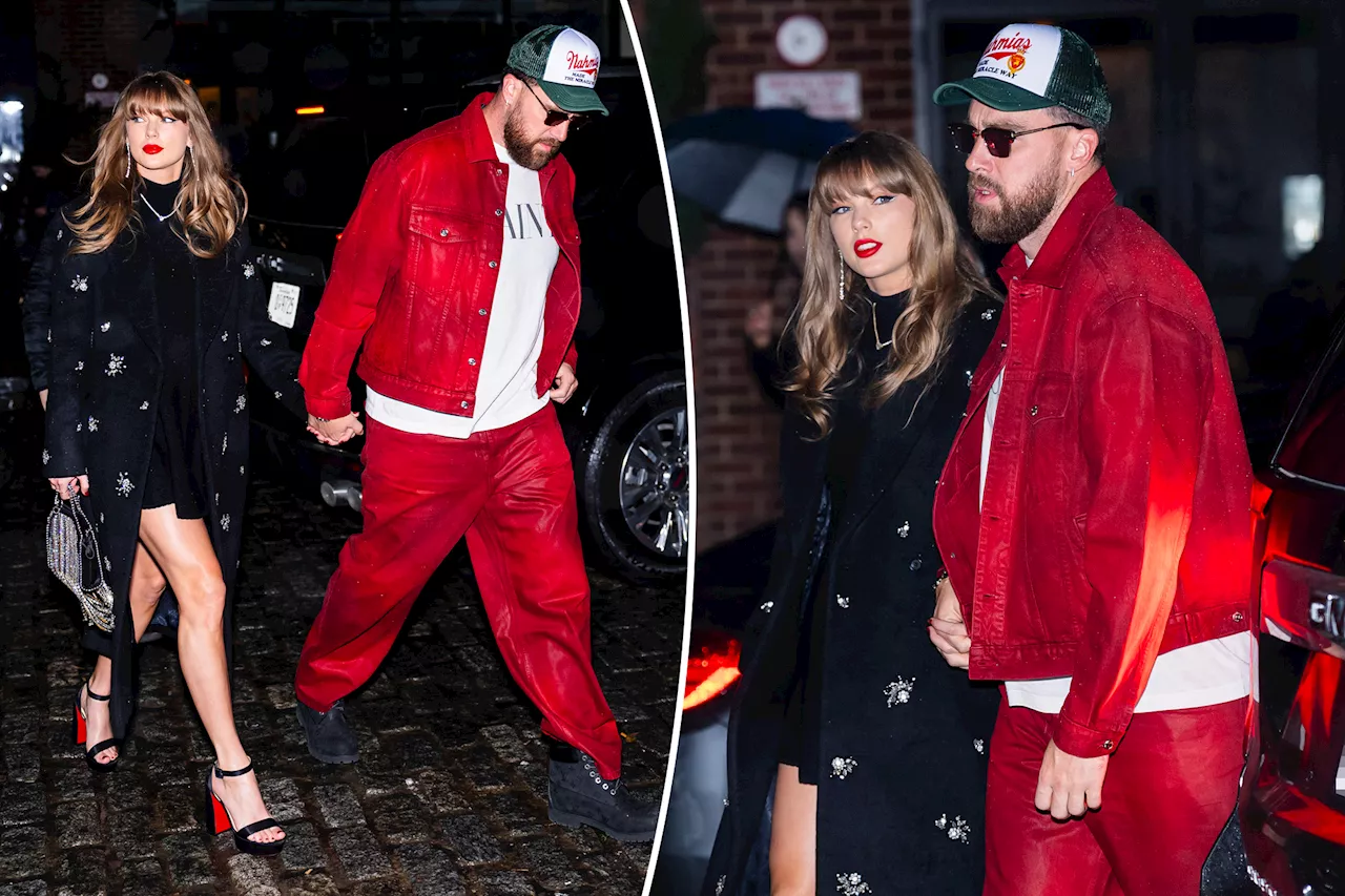 Taylor Swift and Travis Kelce Enjoy Rainy Date Night in NYC