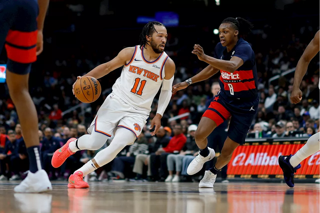 Brunson Leads Knicks to Seventh Straight Win Over Wizards