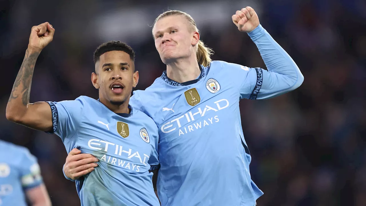 Haaland marque et City s'impose à Leicester