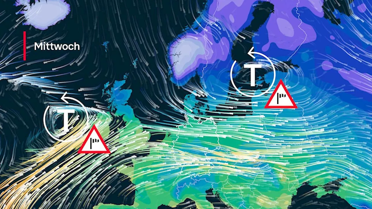 Zwei Winterstürme zum Jahresbeginn über Deutschland: Hier wird es besonders gefährlich