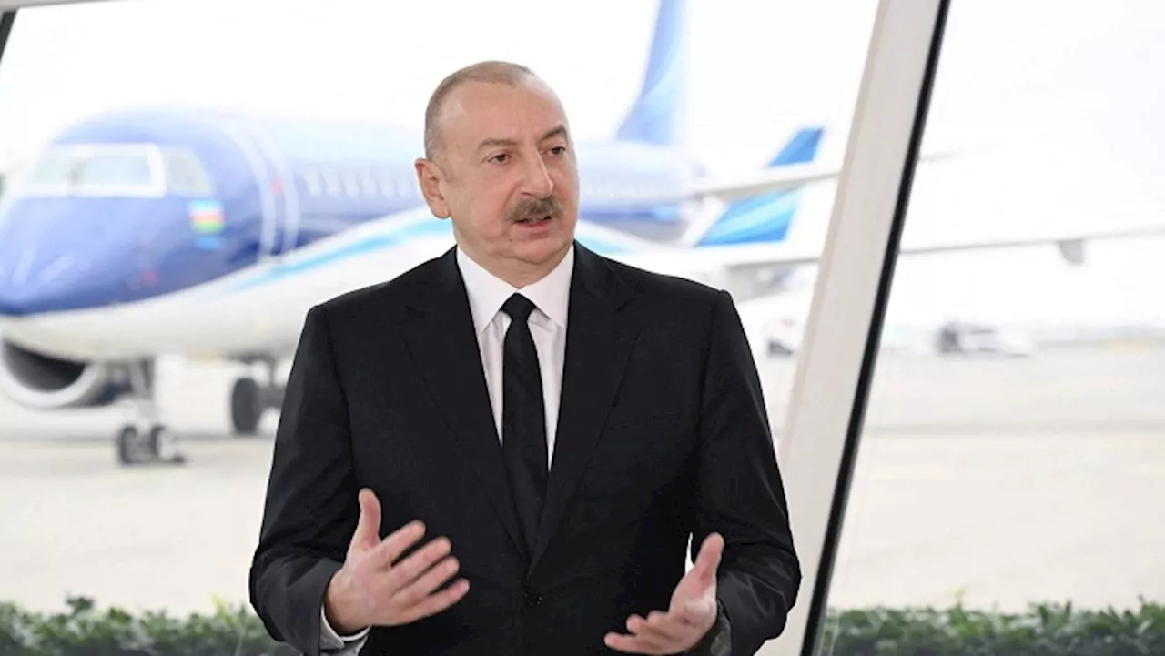 Azerbaijan Blames Russia for Accidental Downing of Passenger Plane