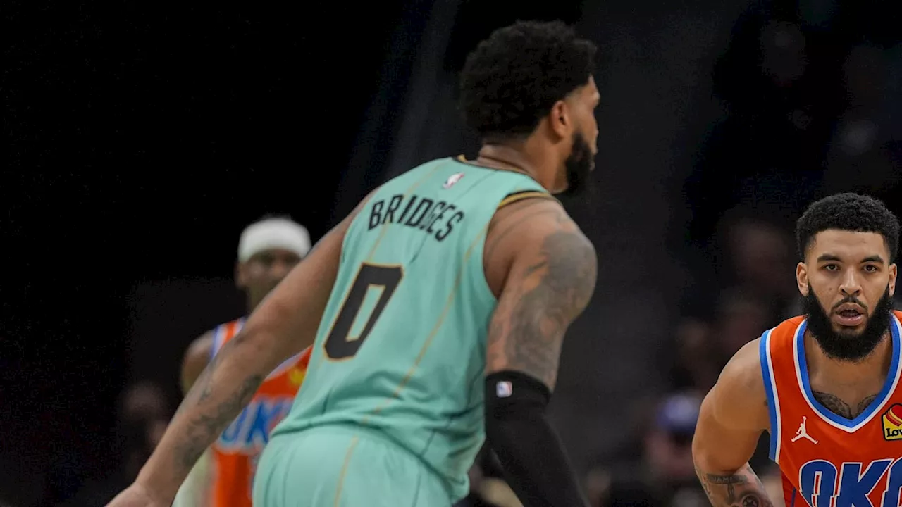 Bridges Leads Hornets Despite Shooting Struggles