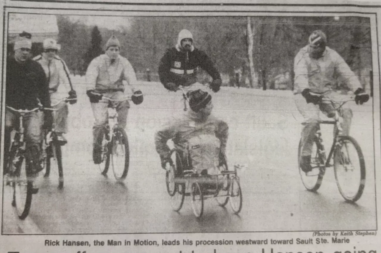 Rick Hansen Named Canada's Top Newsmaker of 1986