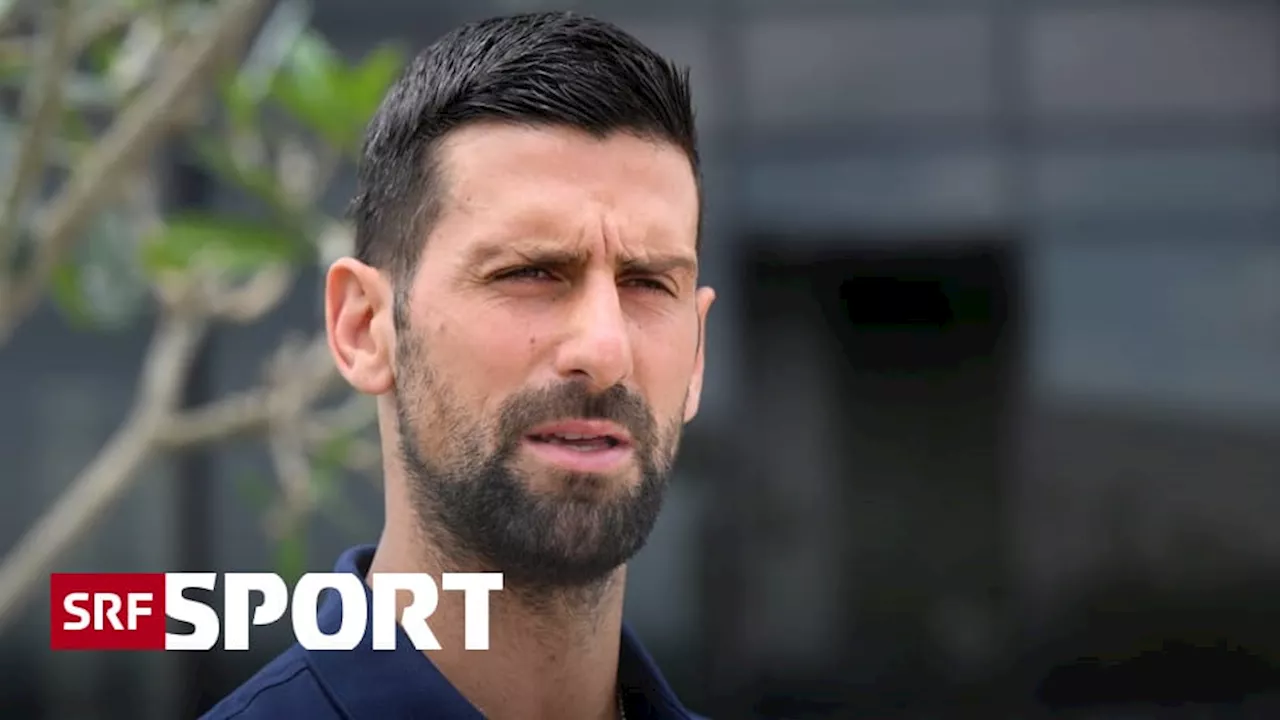 Djokovic über Dopingfälle: «Kein gutes Bild für unseren Sport»