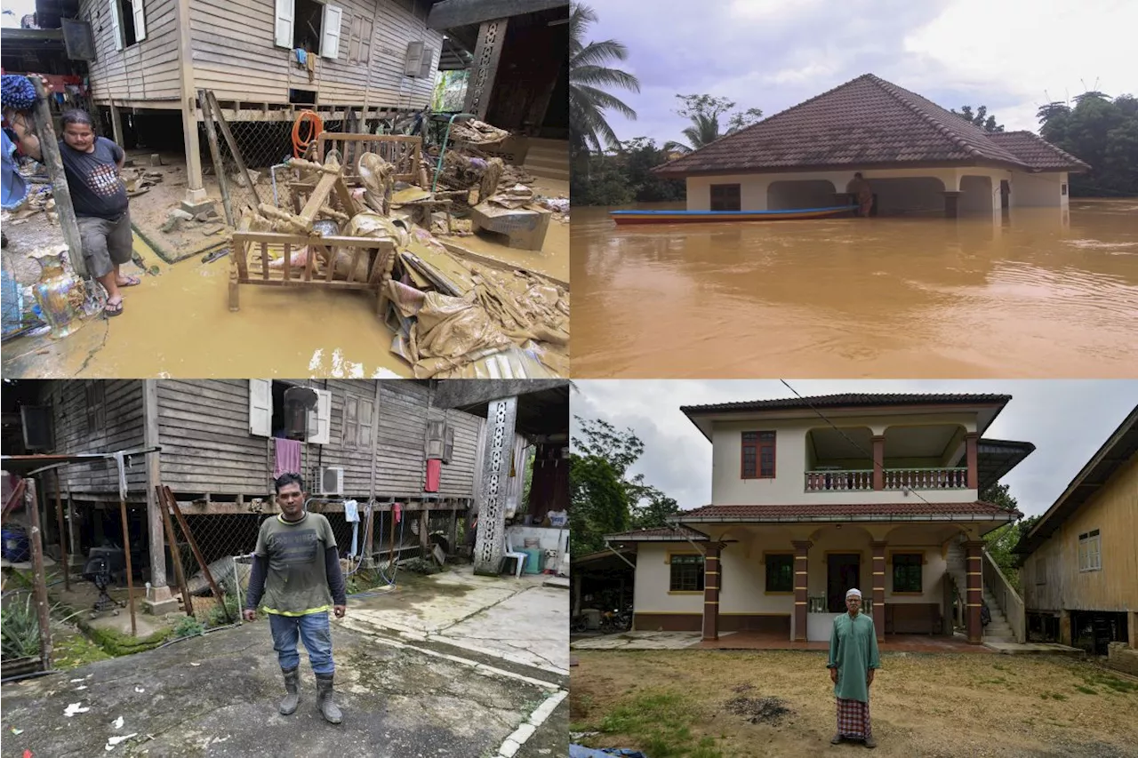 Floods Hit Villages in Kelantan