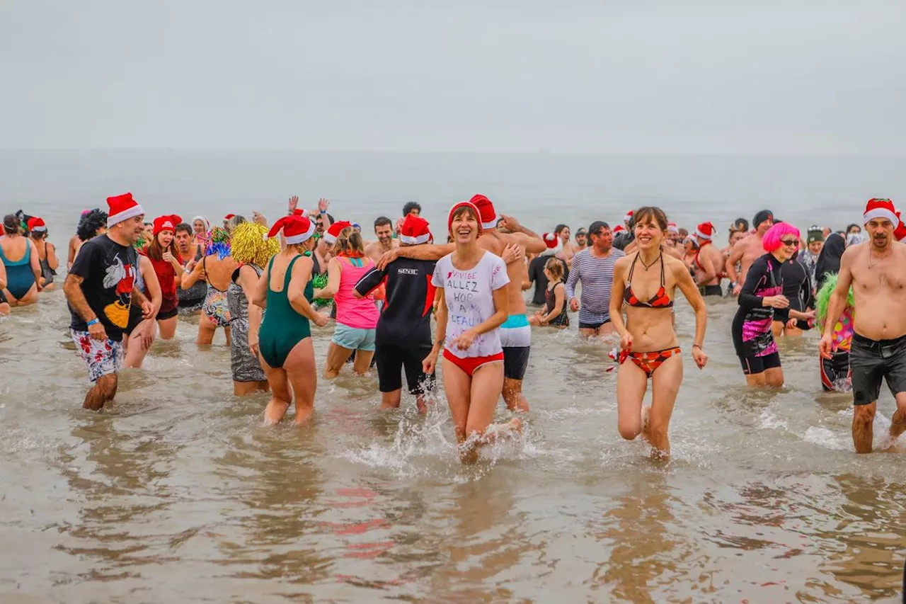 Châtelaillon-Plage : dernière baignade de l’année pour 600 banquisards