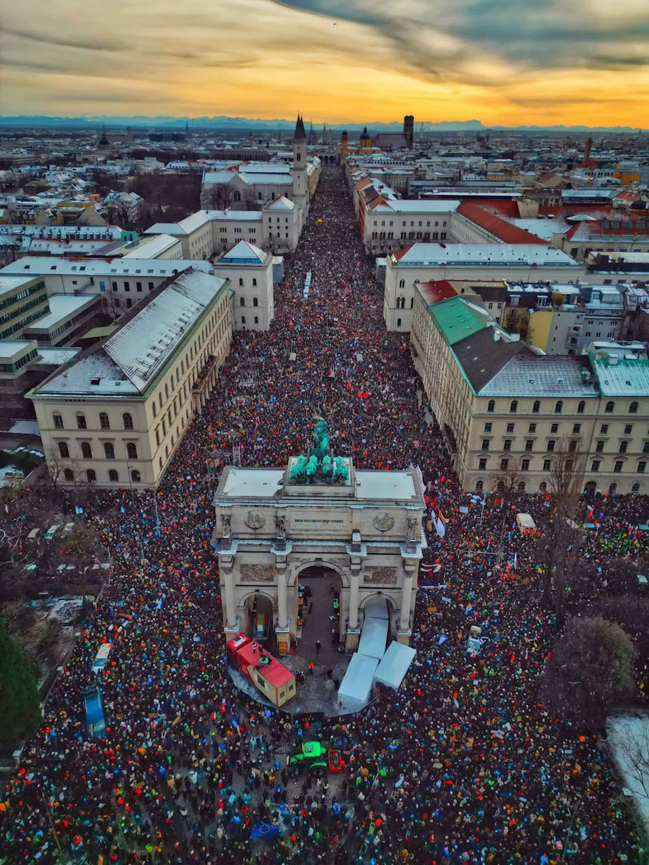 München: Hunderttausende gegen Rechts