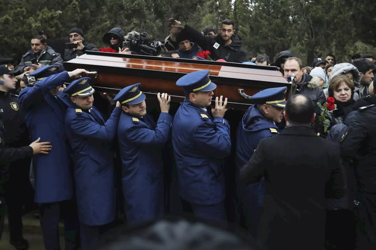 Azerbaijan's president says crashed jetliner was shot down by Russia unintentionally