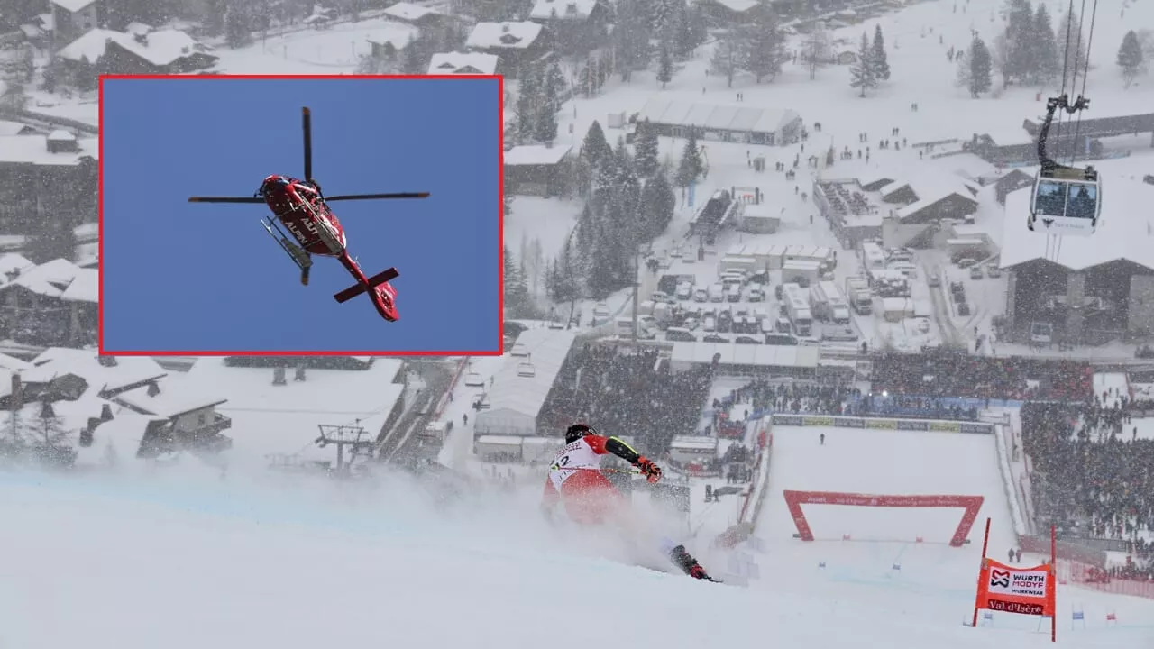 SuperG di Bormio interrotto per caduta di Caviezel