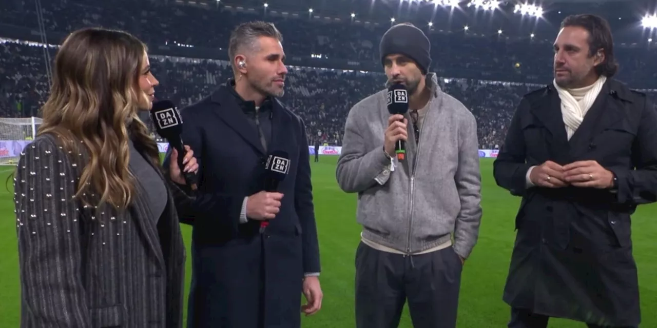 Gerard Piqué all'Allianz Stadium: 'Scudetto, tifo Juve. Motta e Vlahovic..'