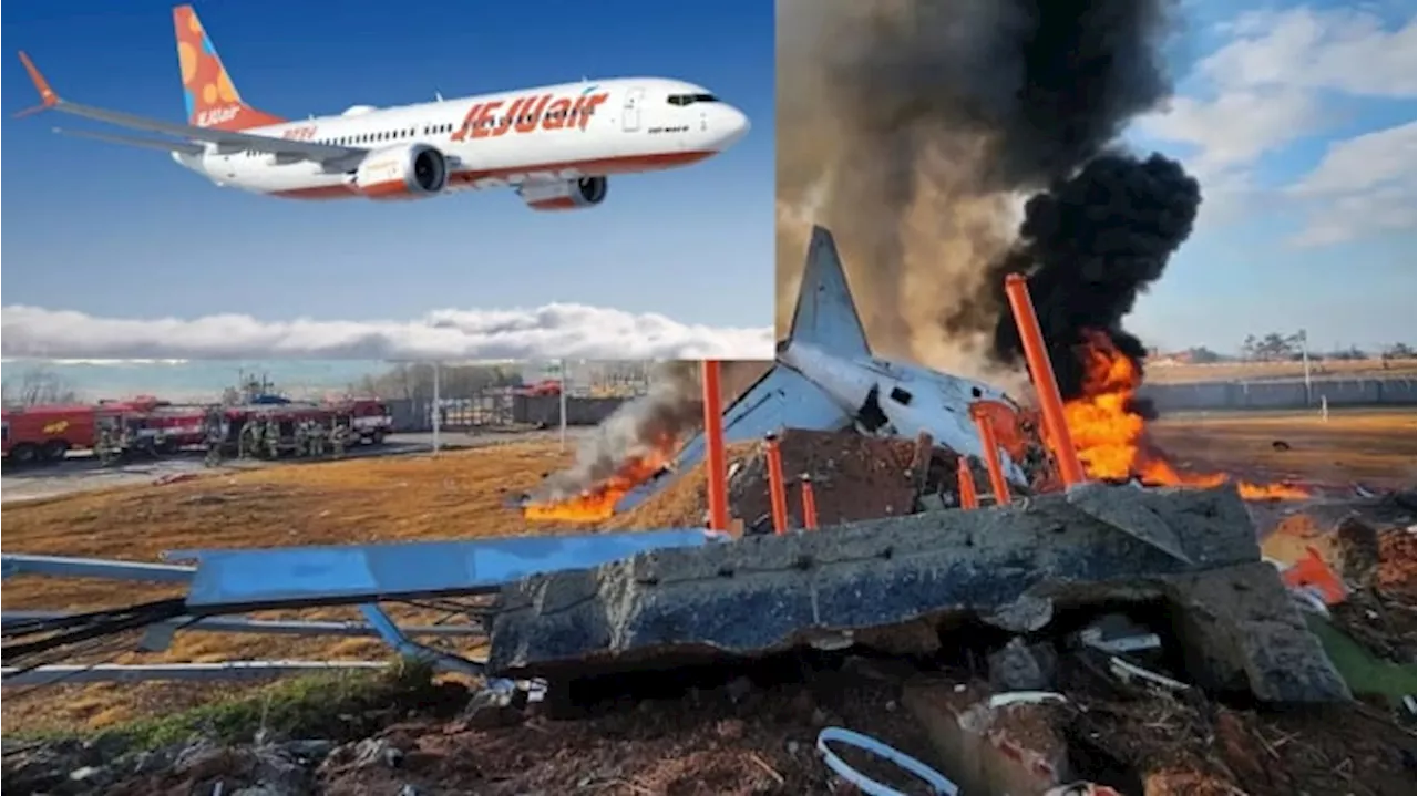 Pesawat Jeju Air Tergelincir dan Terbakar di Bandara Internasional Muan