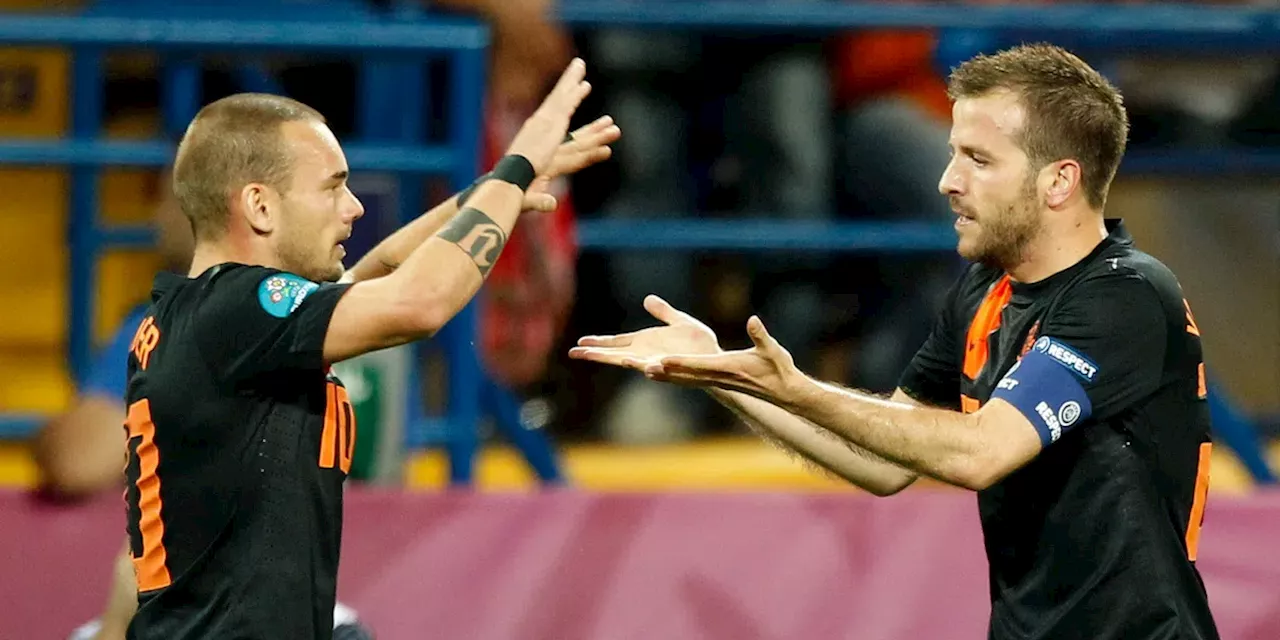 Sneijder en Van der Vaart delen Van Gaal-anekdotes: 'Dan ging het helemaal fout'