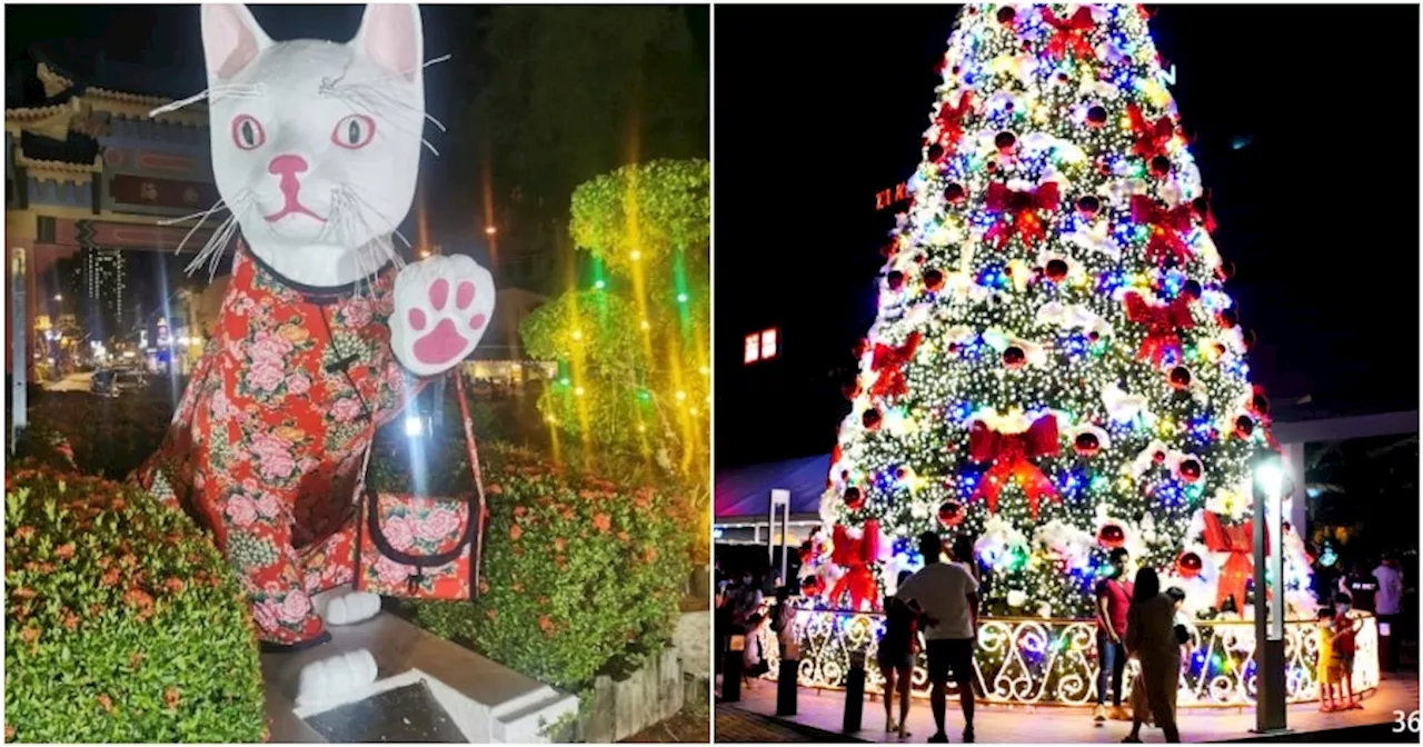 Chinese New Year Decorations on Kuching Cat Statue Sparks Controversy