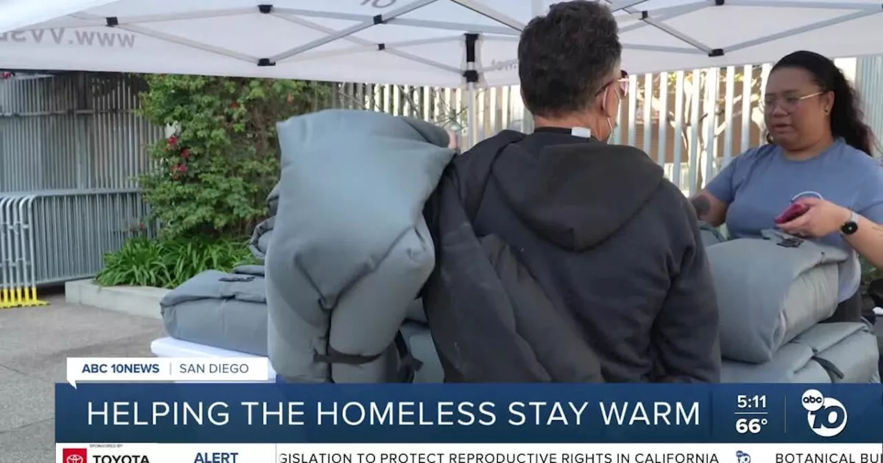 Lucky Duck Foundation distributes life-saving coats to San Diego's homeless