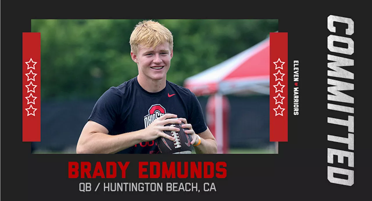 Five-star 2027 Quarterback Brady Edmunds Commits to Ohio State