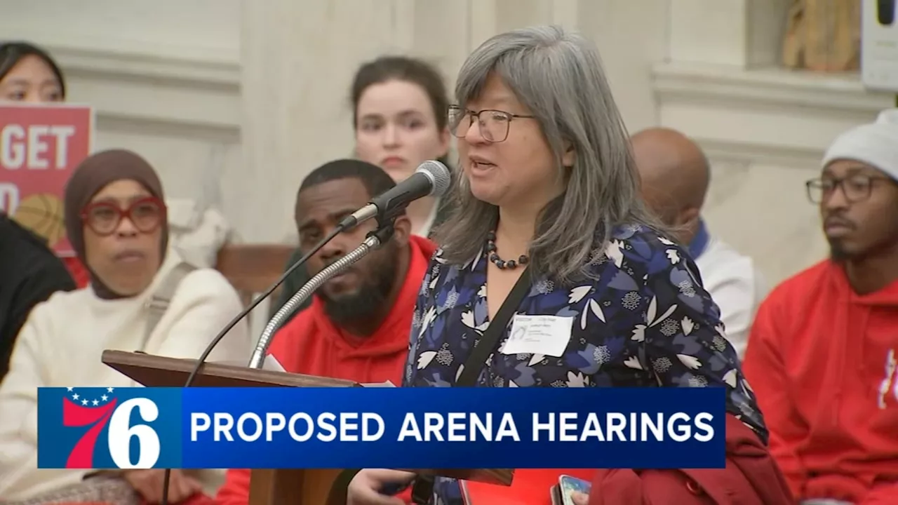 City Council holds another public hearing on proposed 76ers arena