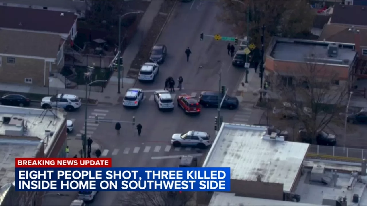 8 shot, 3 fatally, at large gathering in Chicago Lawn home, police say