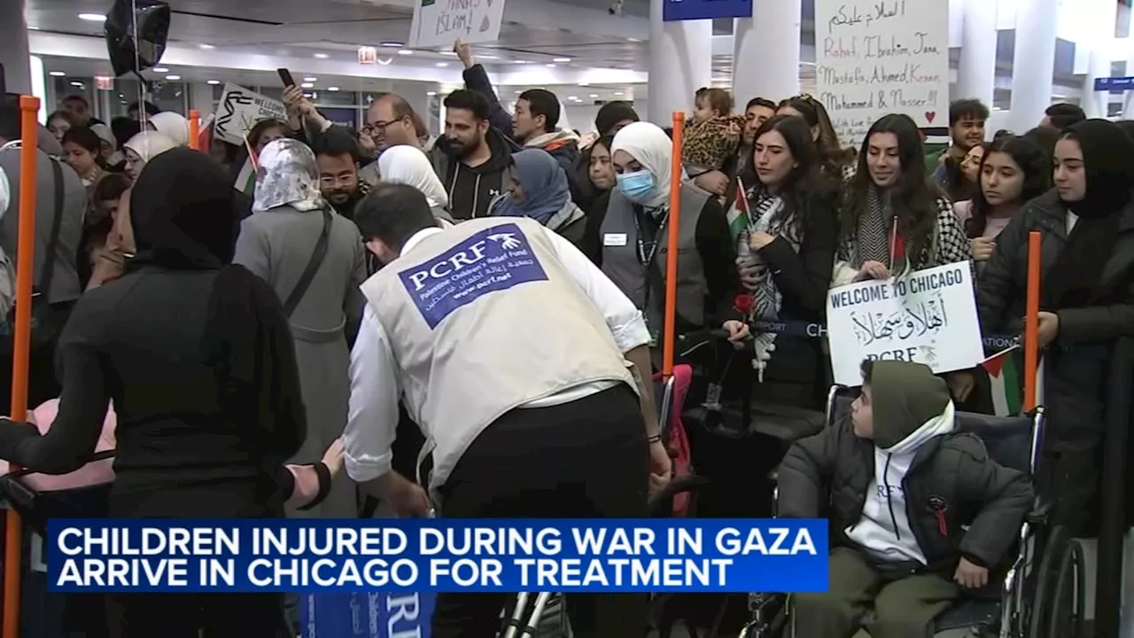 Children injured in Gaza bombing attacks travel to Chicago in journey to life-changing treatments