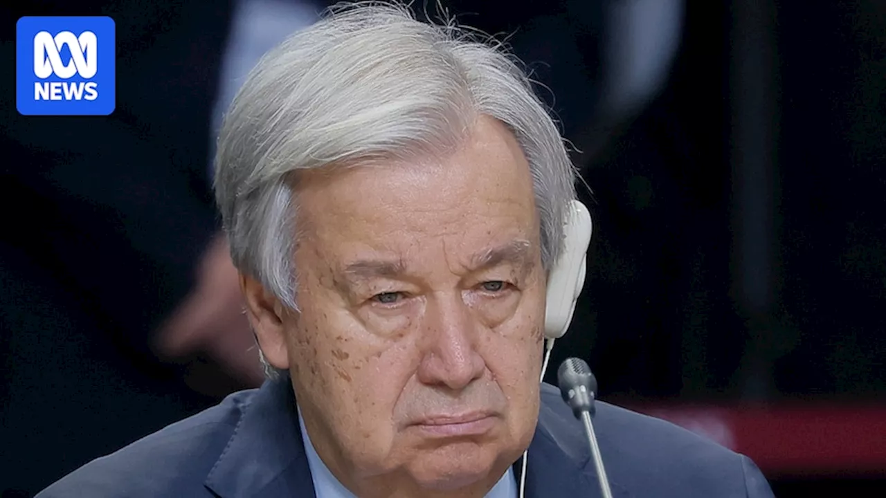 UN chief António Guterres 'alarmed' by resurgence of fighting in Syrian civil war after hundreds killed in Aleppo offensive