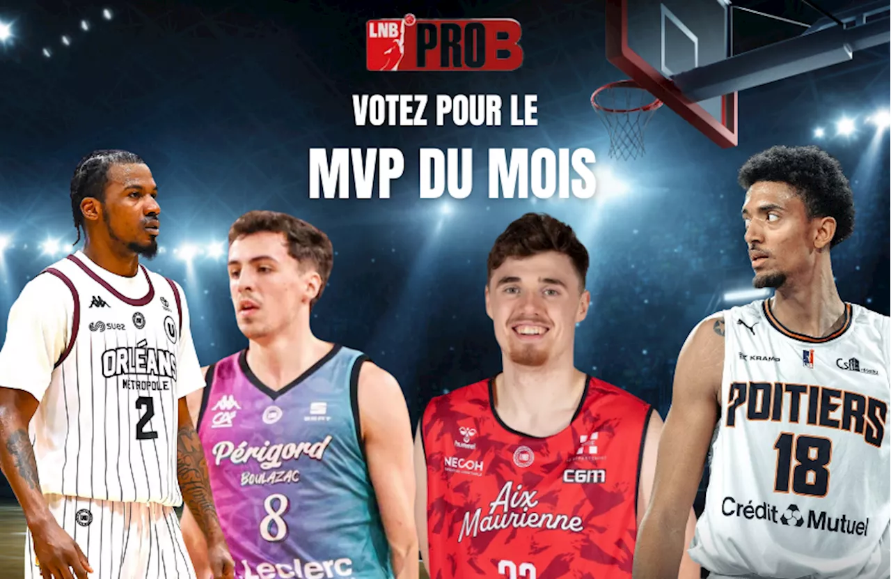 Pro B - Hugo Robineau, Jonathan Jeanne, Lee Moore ve Neal Quinn, Kasım Ayı MVP Adayları