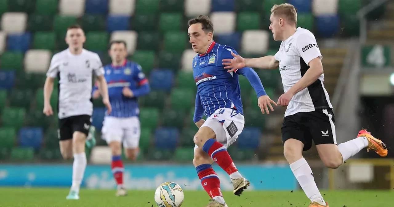 Linfield vs Glentoran LIVE: Stalemate at the break in tepid BetMcLean Cup clash