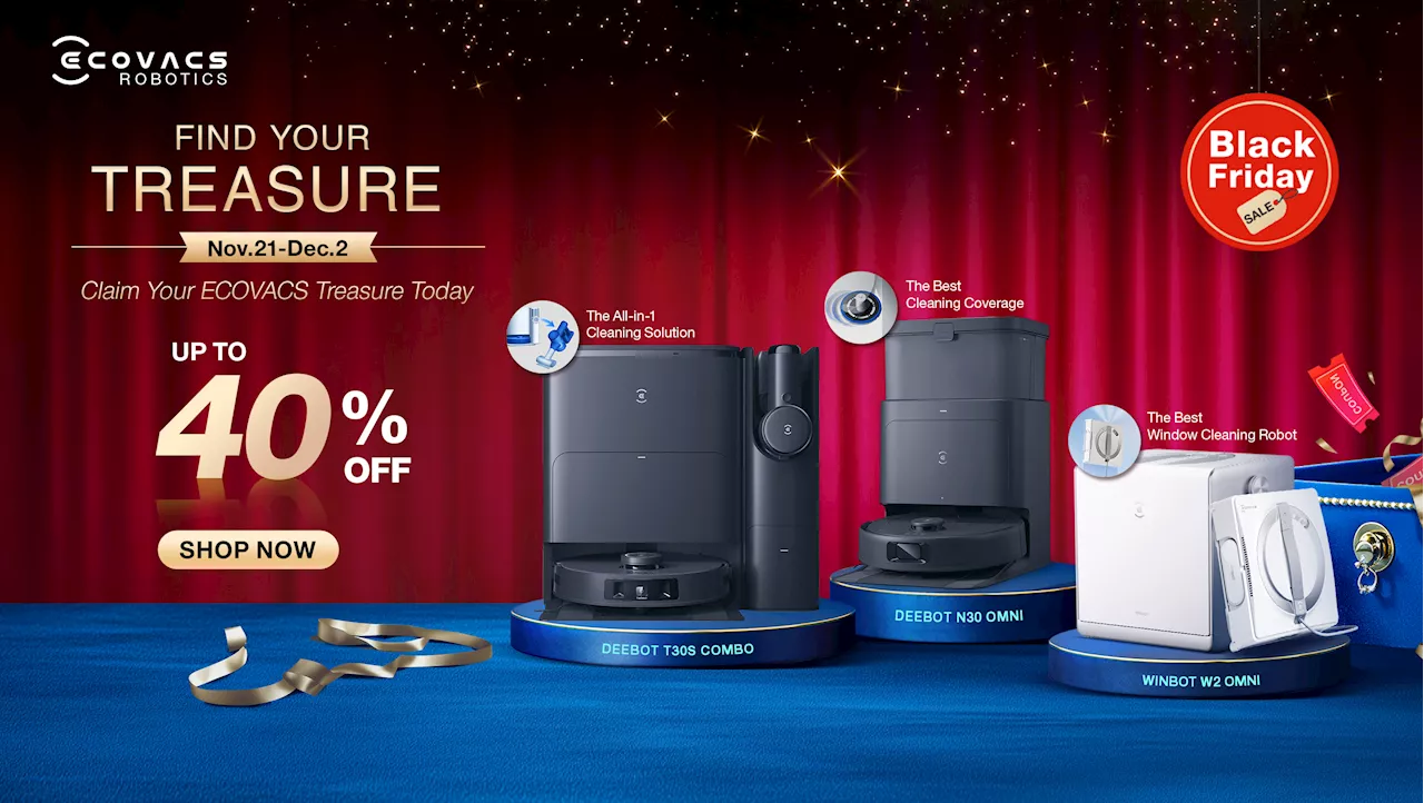 ECOVACS has the biggest robot vacuum sale of Black Friday and Cyber Monday