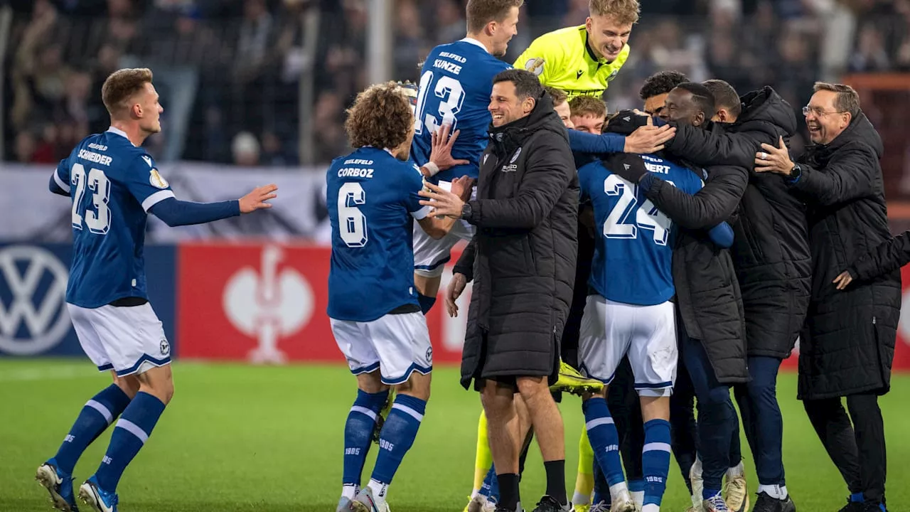 Bielefeld Überrascht Freiburg im Pokal und Zieht ins Viertelfinale