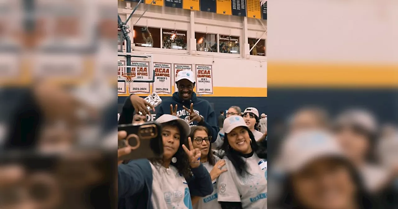 Pascal Siakam Surprises Toronto Students with Data Science Program