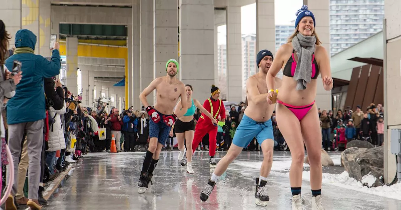 You can strip down and ice skate with no pants on in Toronto this winter