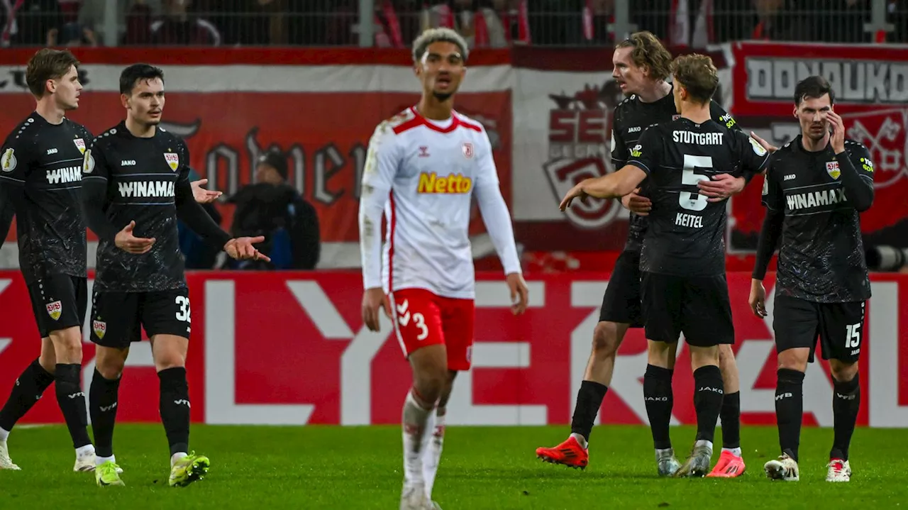 DFB-Pokal: Jahn Regensburg unterliegt VfB Stuttgart mit 0:3