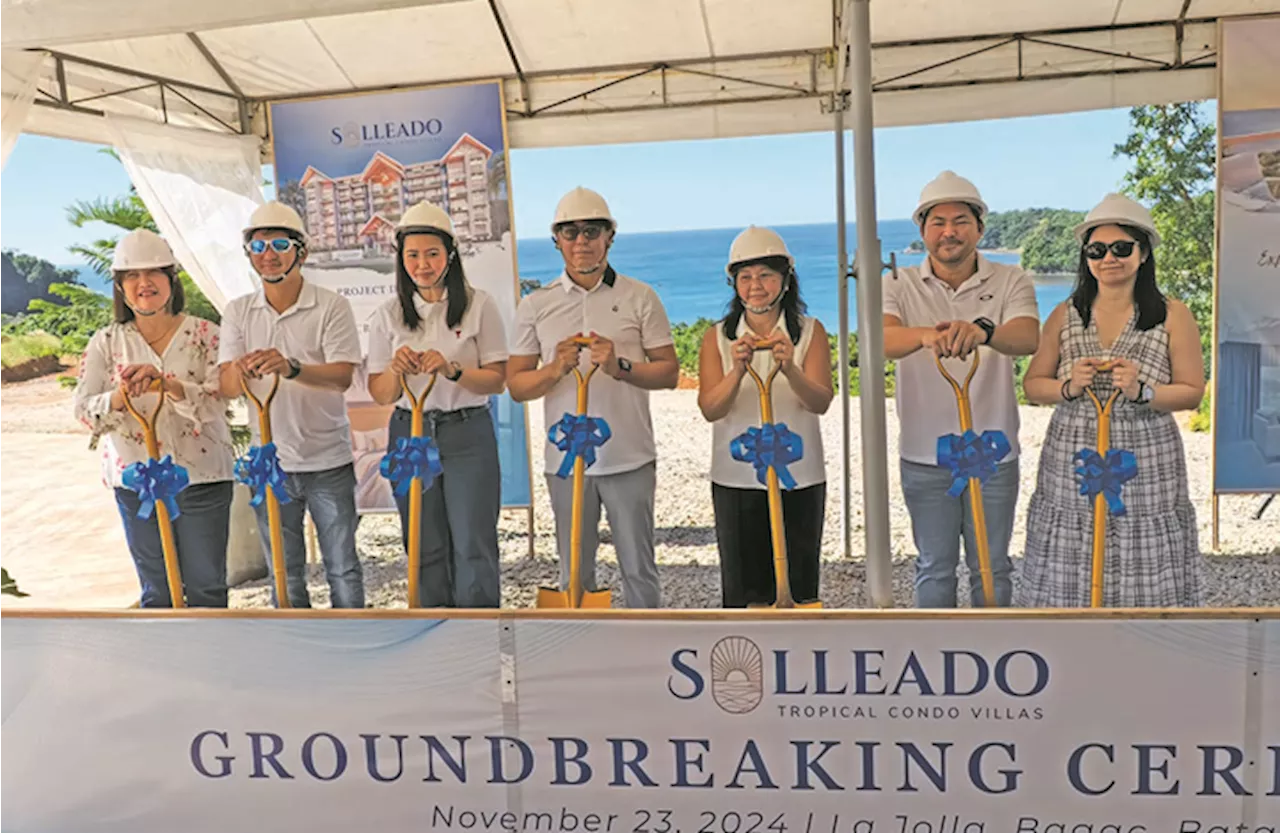 Bataan officials grace groundbreaking ceremonies of Solleado Tropical Condo Villas in Bagac, Bataan