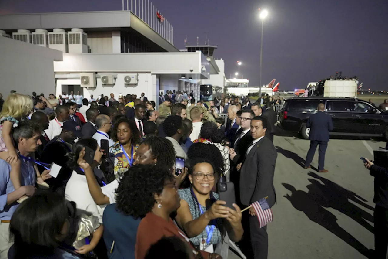 Thousands Cheer Joe Biden’s Arrival In Angola For His Long-promised Sub ...