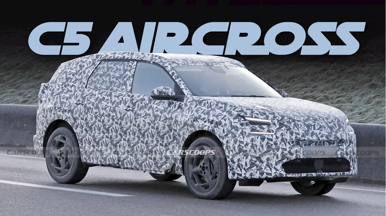 2025 Citroen C5 Aircross Stays True To The Concept In First Spy Shots