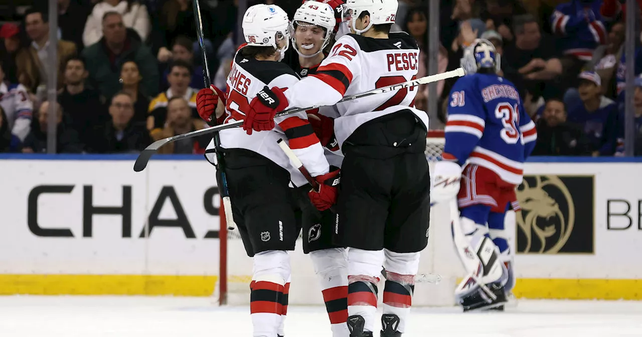 Devils dominate struggling Rangers, cruise to easy win at MSG