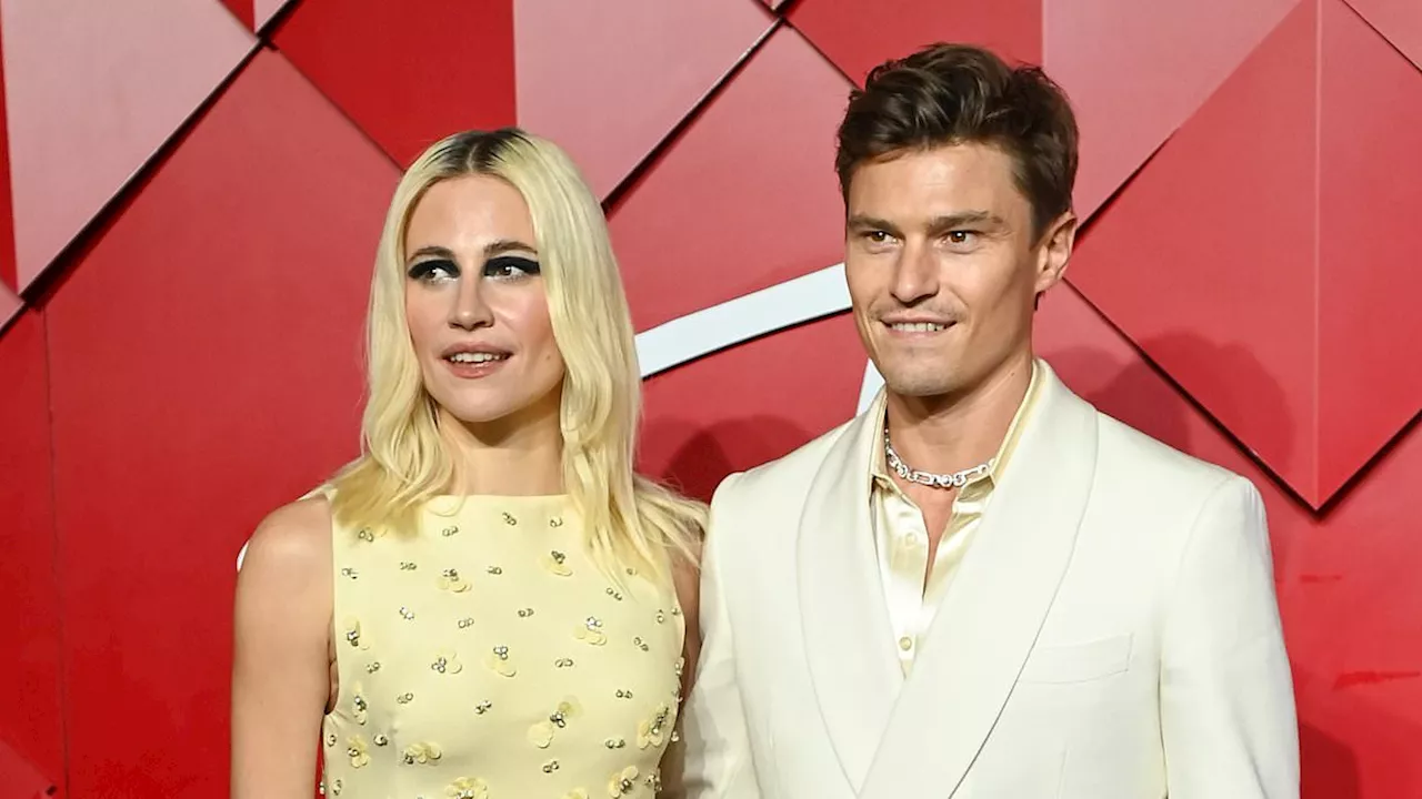 Pixie Lott and Oliver Cheshire Attend 2024 Fashion Awards