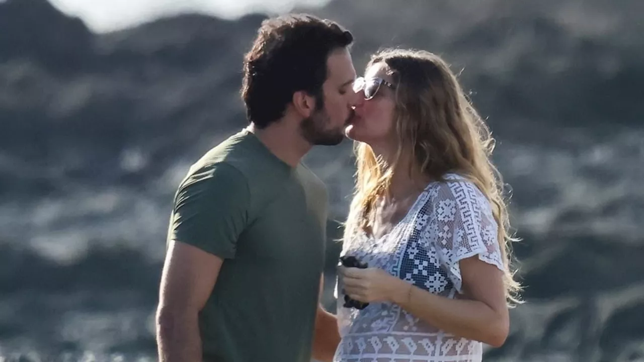 Pregnant Gisele Bundchen Kisses Boyfriend Joaquim Valente on Romantic Costa Rica Getaway