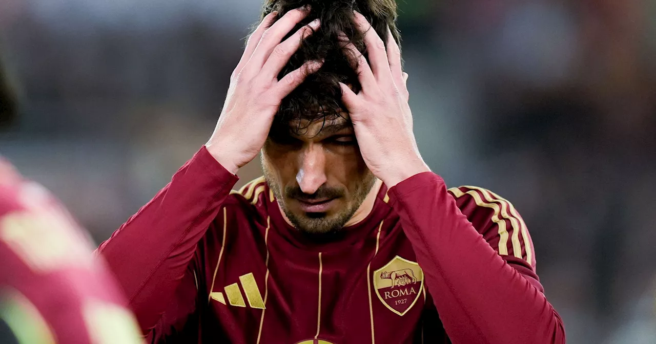 Mats Hummels erneut in Turbulenzen bei AS Roma