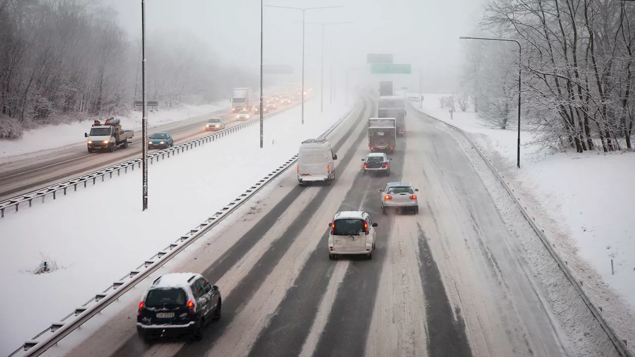 SMHI dubbelvarnar: Risk för snöfall och plötslig ishalka