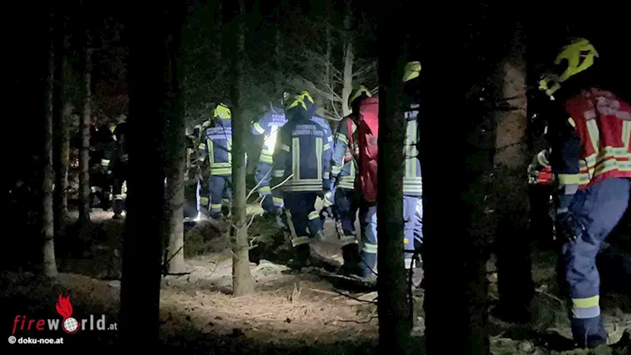 Nö: Kleinflugzeug im Bereich Groß Siegharts abgestürzt → 22 Feuerwehren an Suchaktion beteiligt