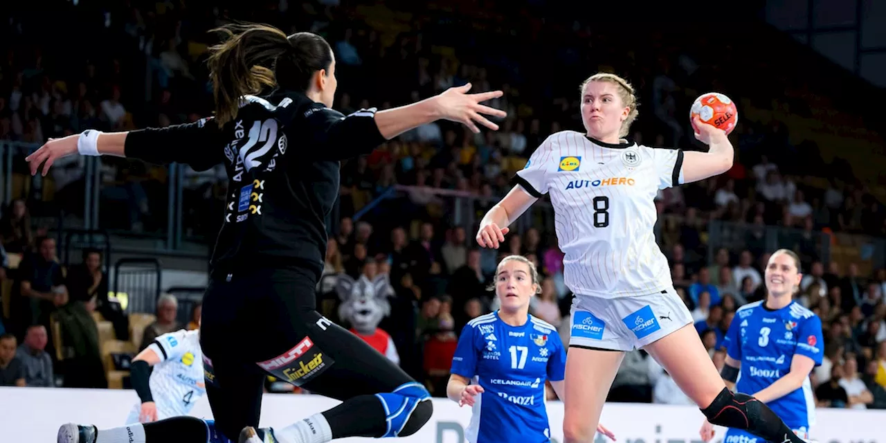 Handball-EM im Liveticker - Island - Deutschland: DHB-Frauen führen