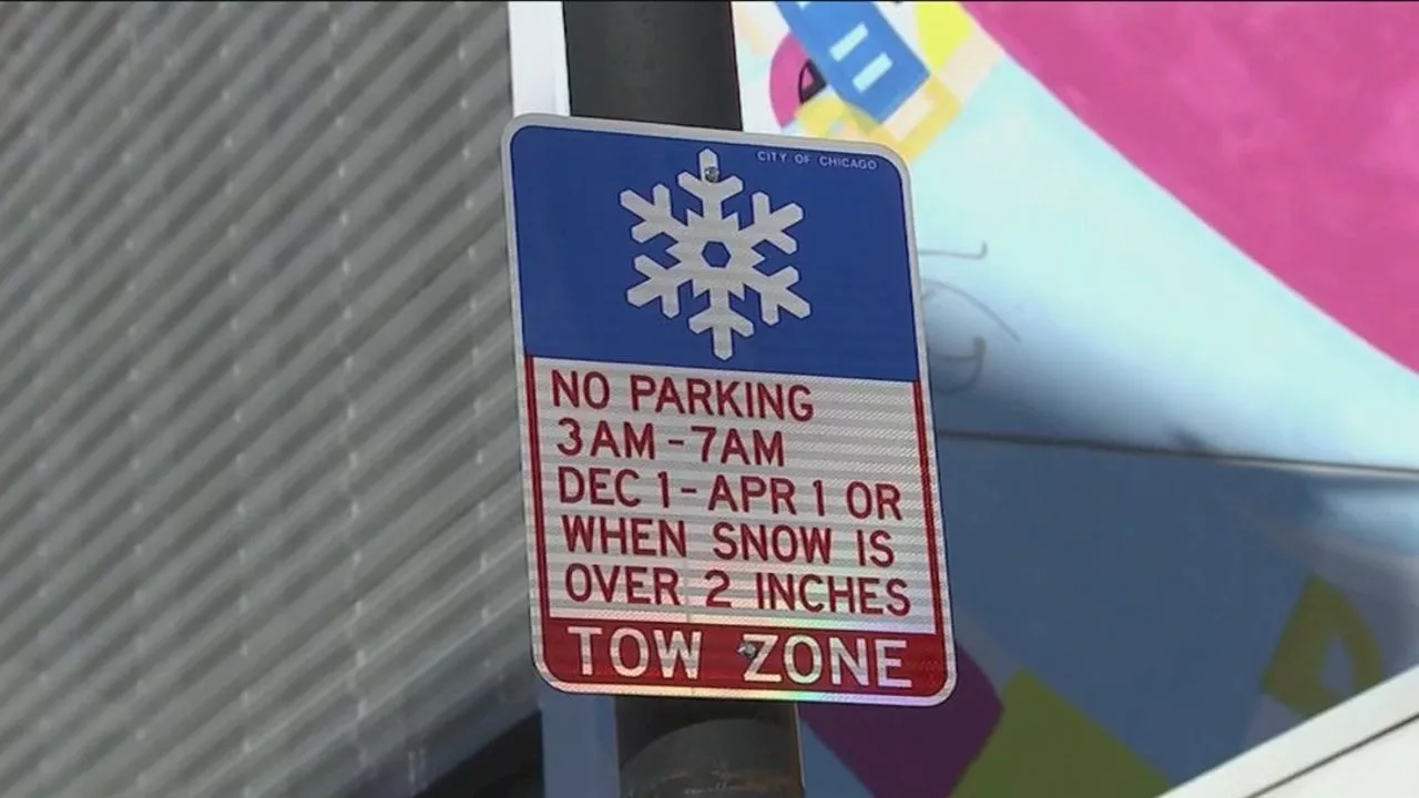 Hundreds of cars towed yesterday for violating Chicago's winter parking ban