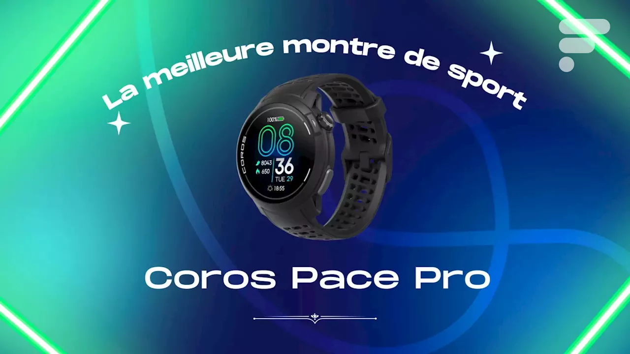 La meilleure montre connectée pour le sport de 2024 est la Coros Pace Pro